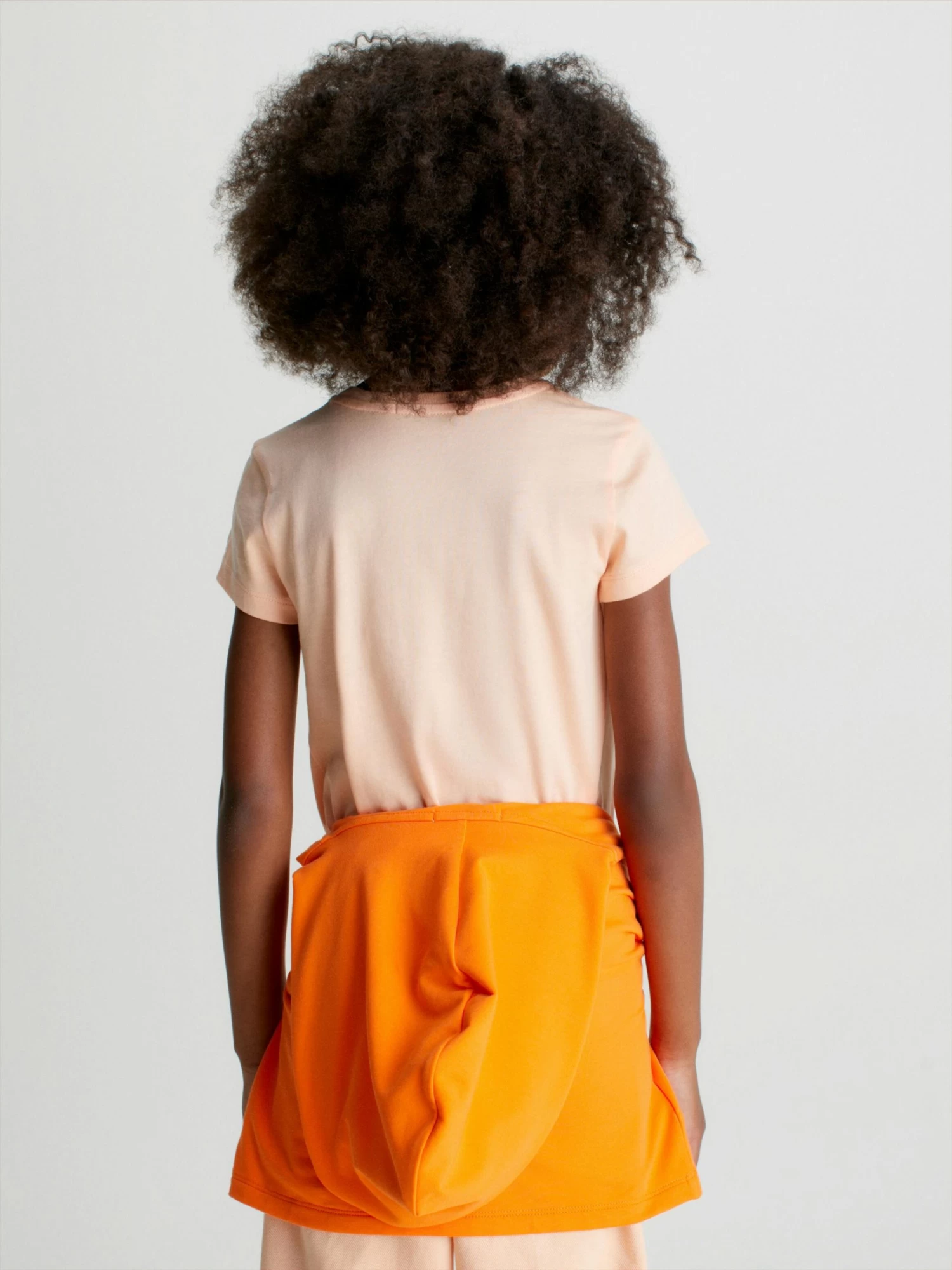 Calvin Klein Girls 8-16 Slim Organic Cotton T-Shirt - Image 3