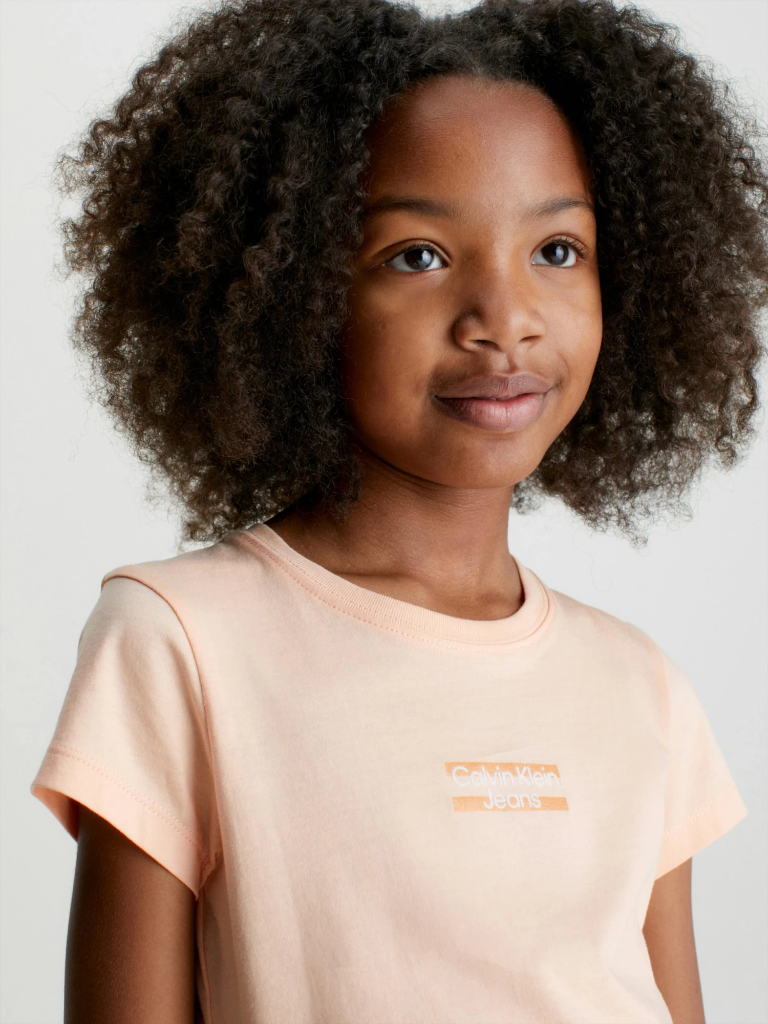 Calvin Klein Girls 8-16 Slim Organic Cotton T-Shirt - Image 4