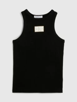 Calvin Klein Girls 8-16 Ribbed Racer Tank Top