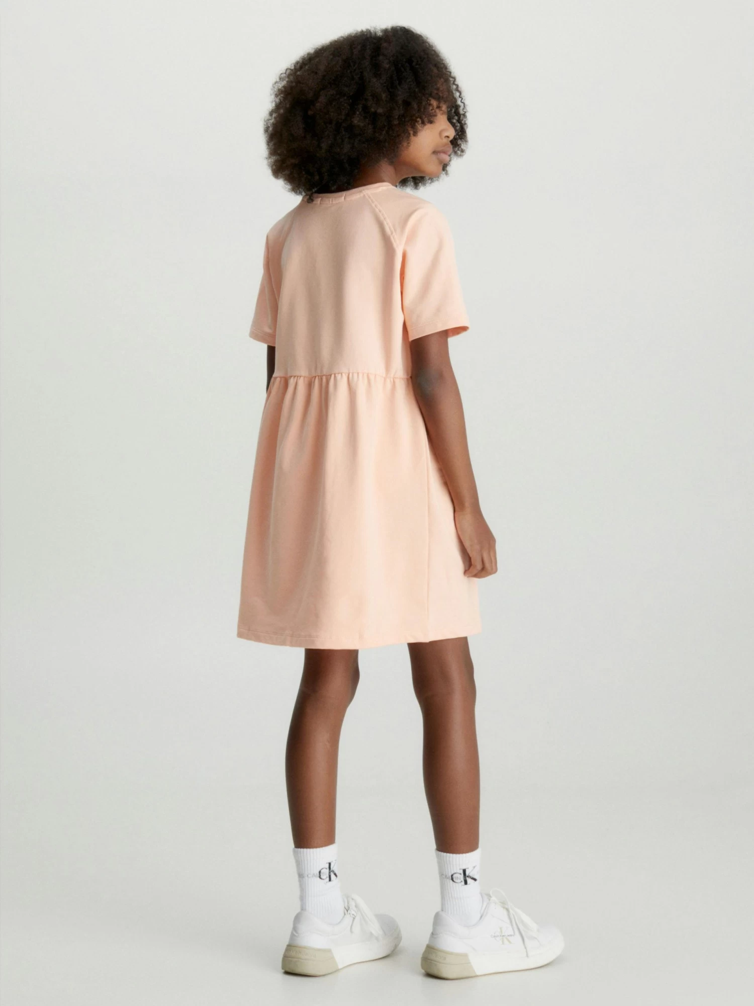 Calvin Klein Girls 3-7 Logo T-shirt Dress - Image 2