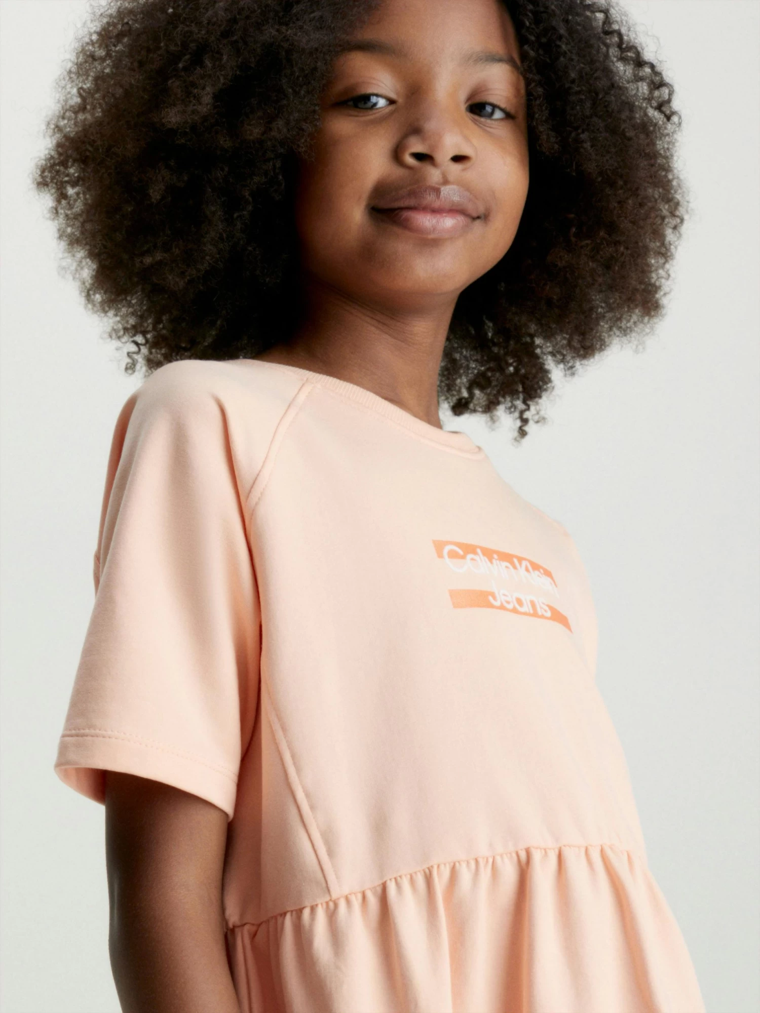 Calvin Klein Girls 3-7 Logo T-shirt Dress - Image 3