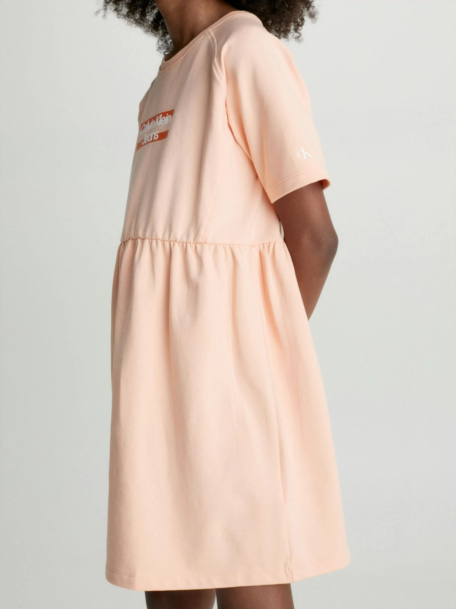 Calvin Klein Girls 3-7 Logo T-shirt Dress - Image 4