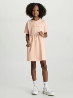Calvin Klein Girls 3-7 Logo T-shirt Dress