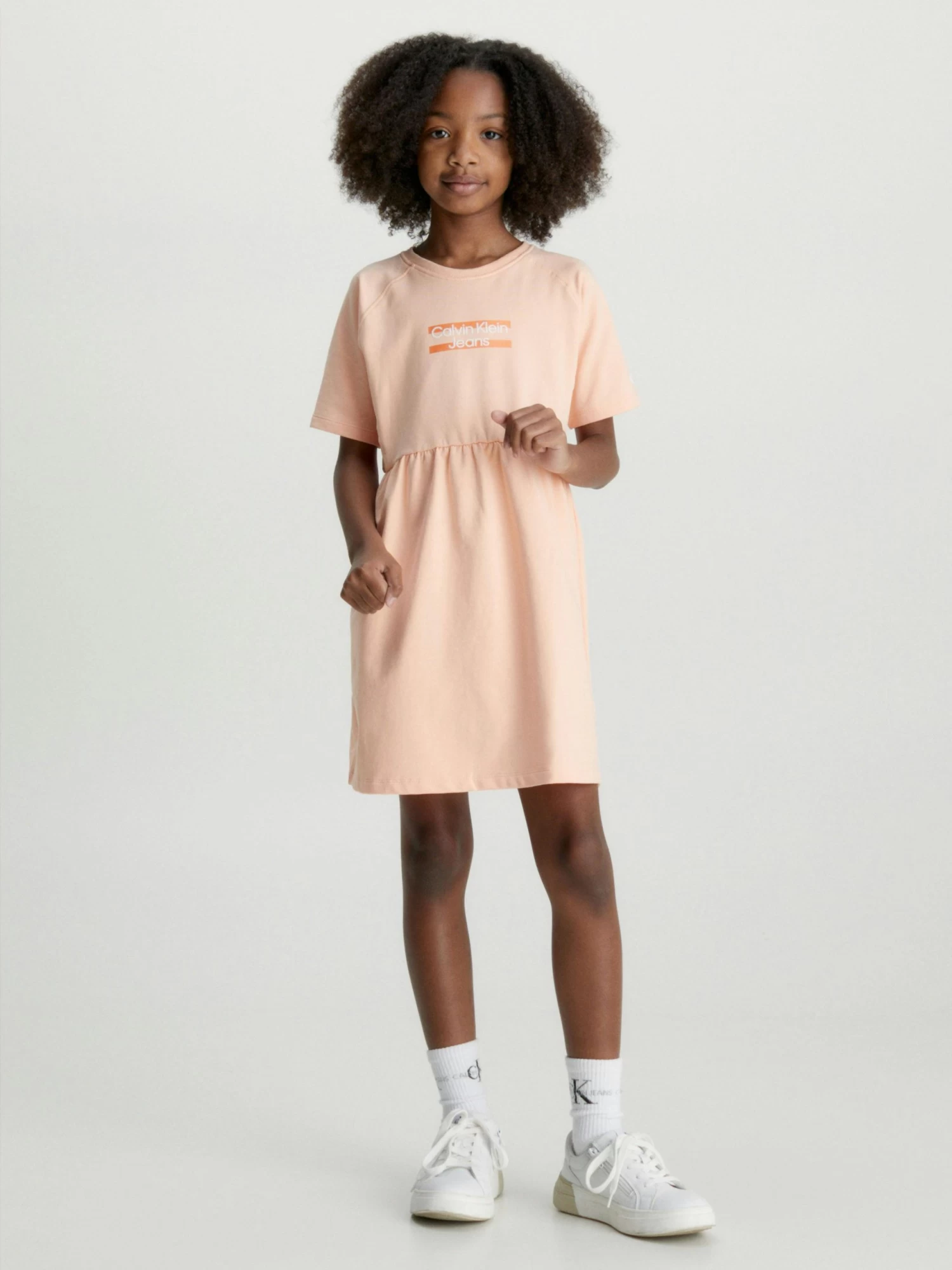 Calvin Klein Girls 3-7 Logo T-shirt Dress