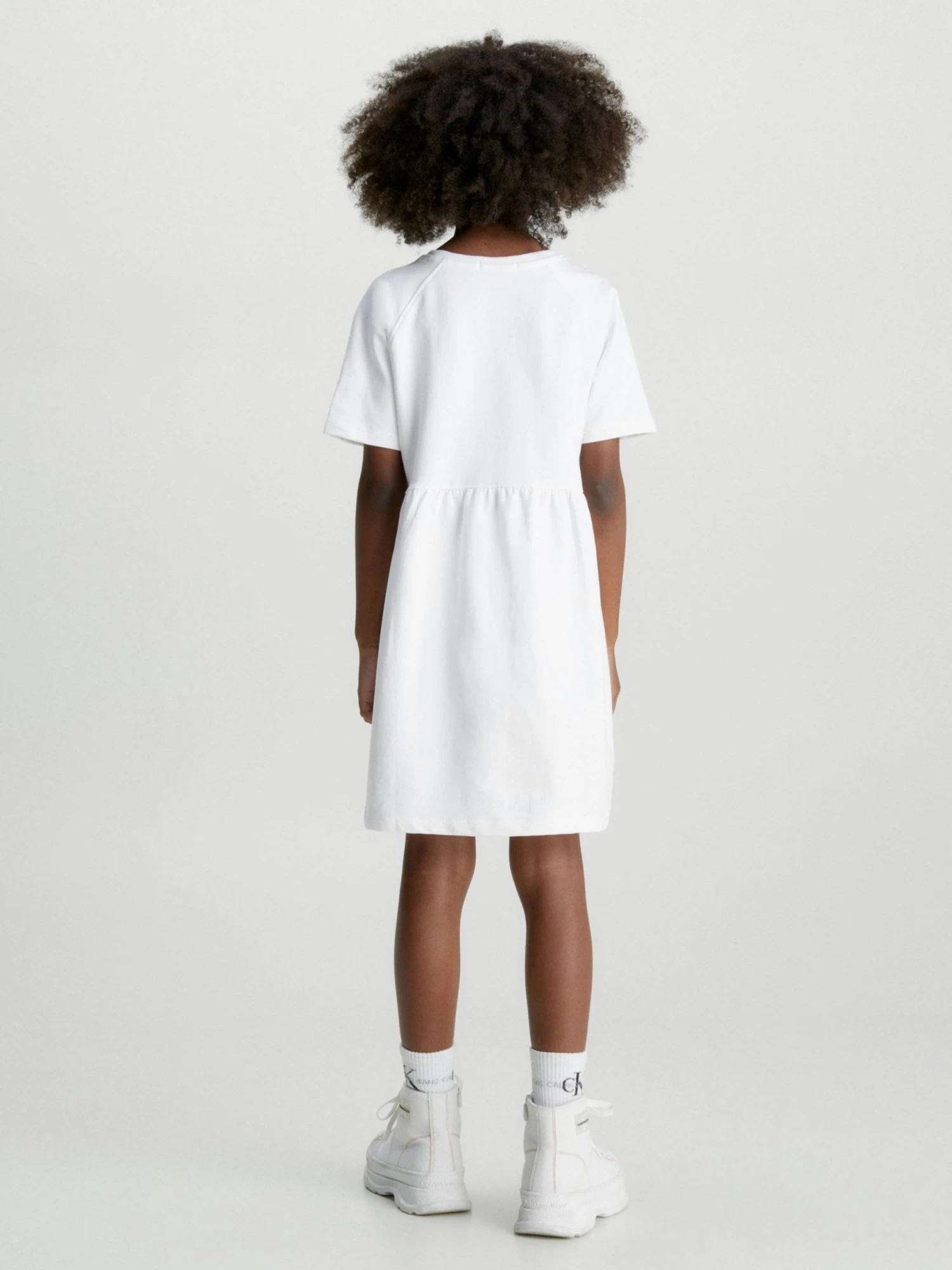 Calvin Klein Girls 8-16 Logo T-shirt Dress - Image 2