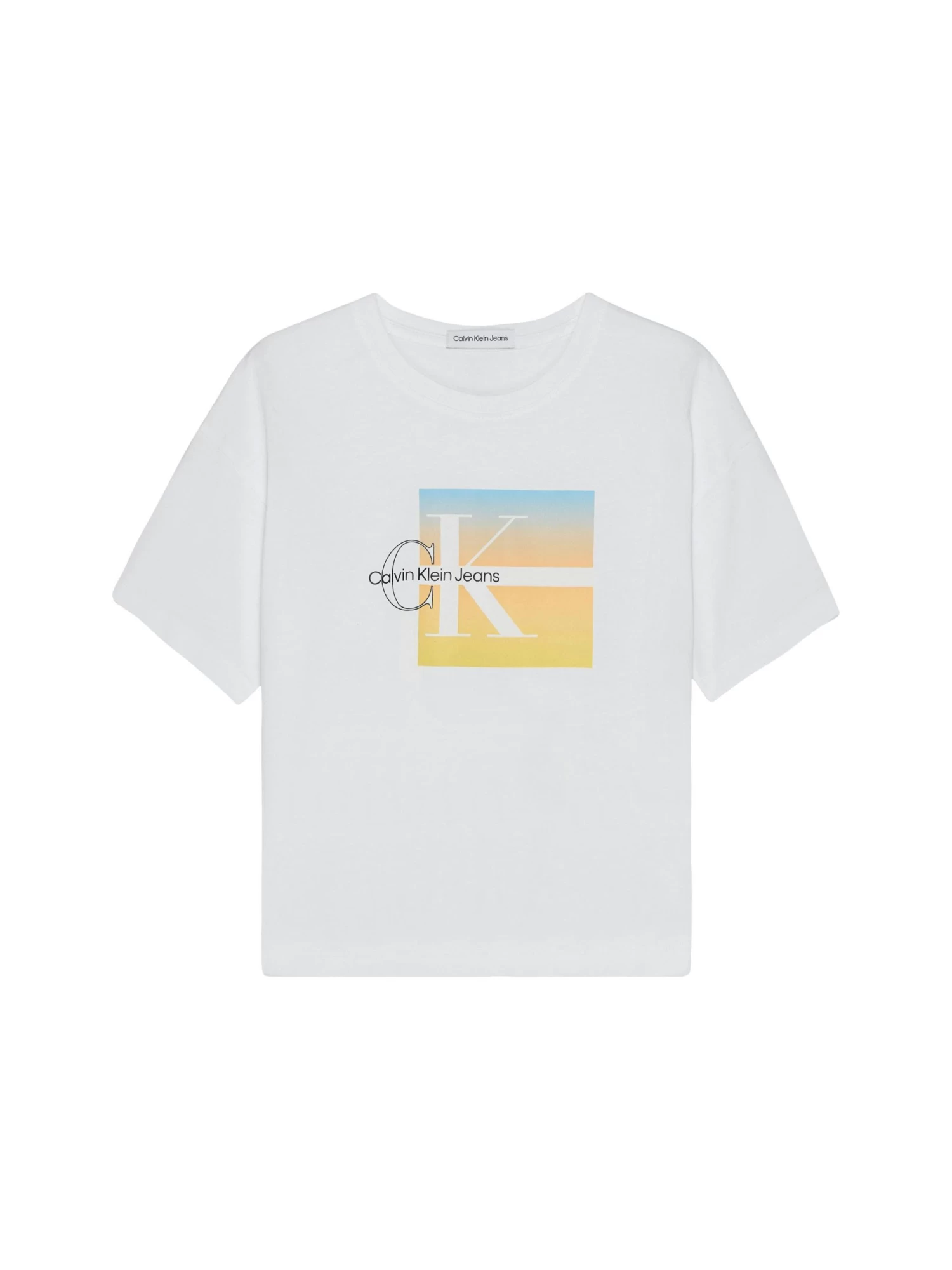 Calvin Klein Girls 4-7 Boxy Logo Graphic T-shirt
