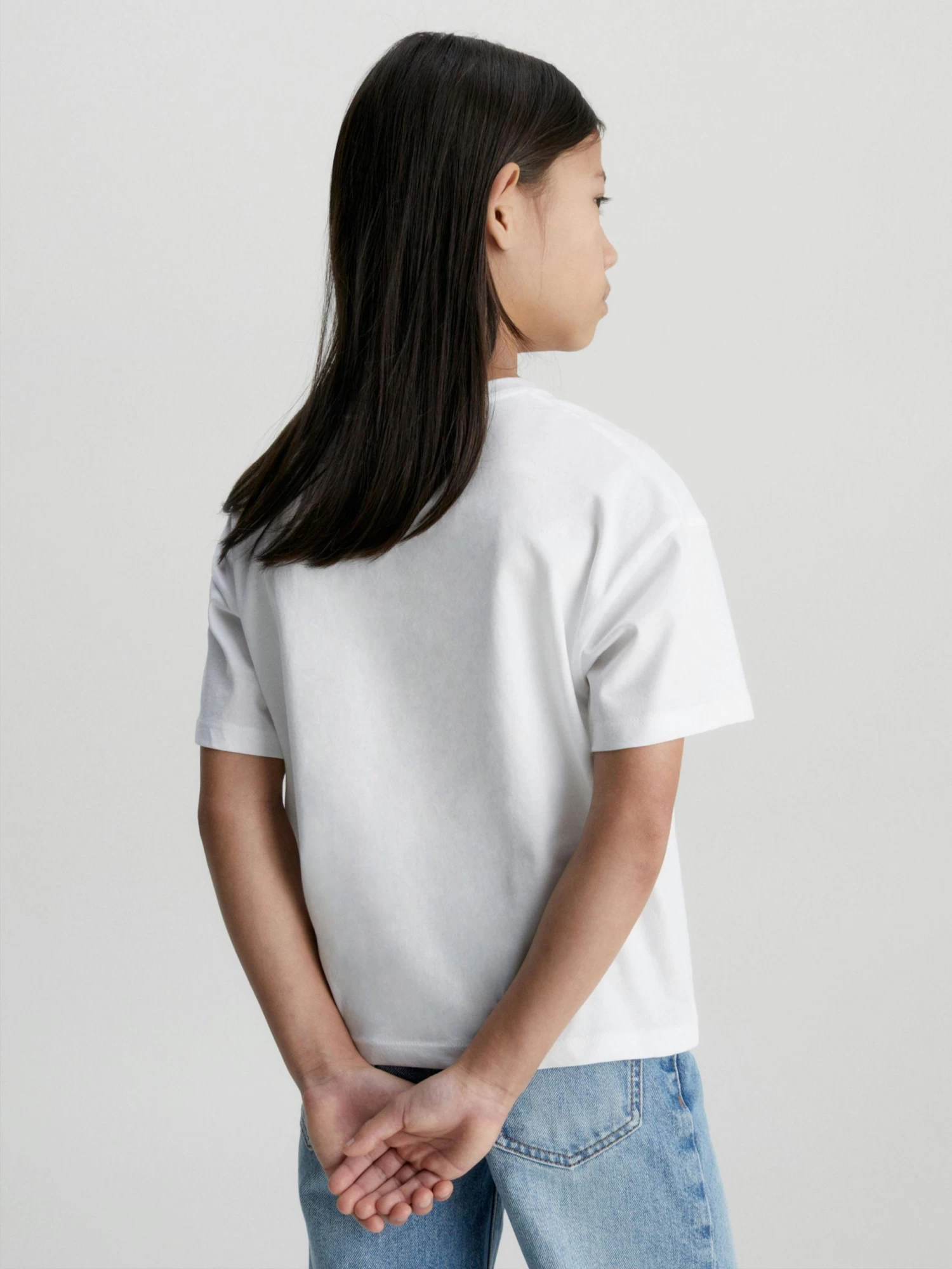 Calvin Klein Girls 4-7 Boxy T-shirt - Image 3