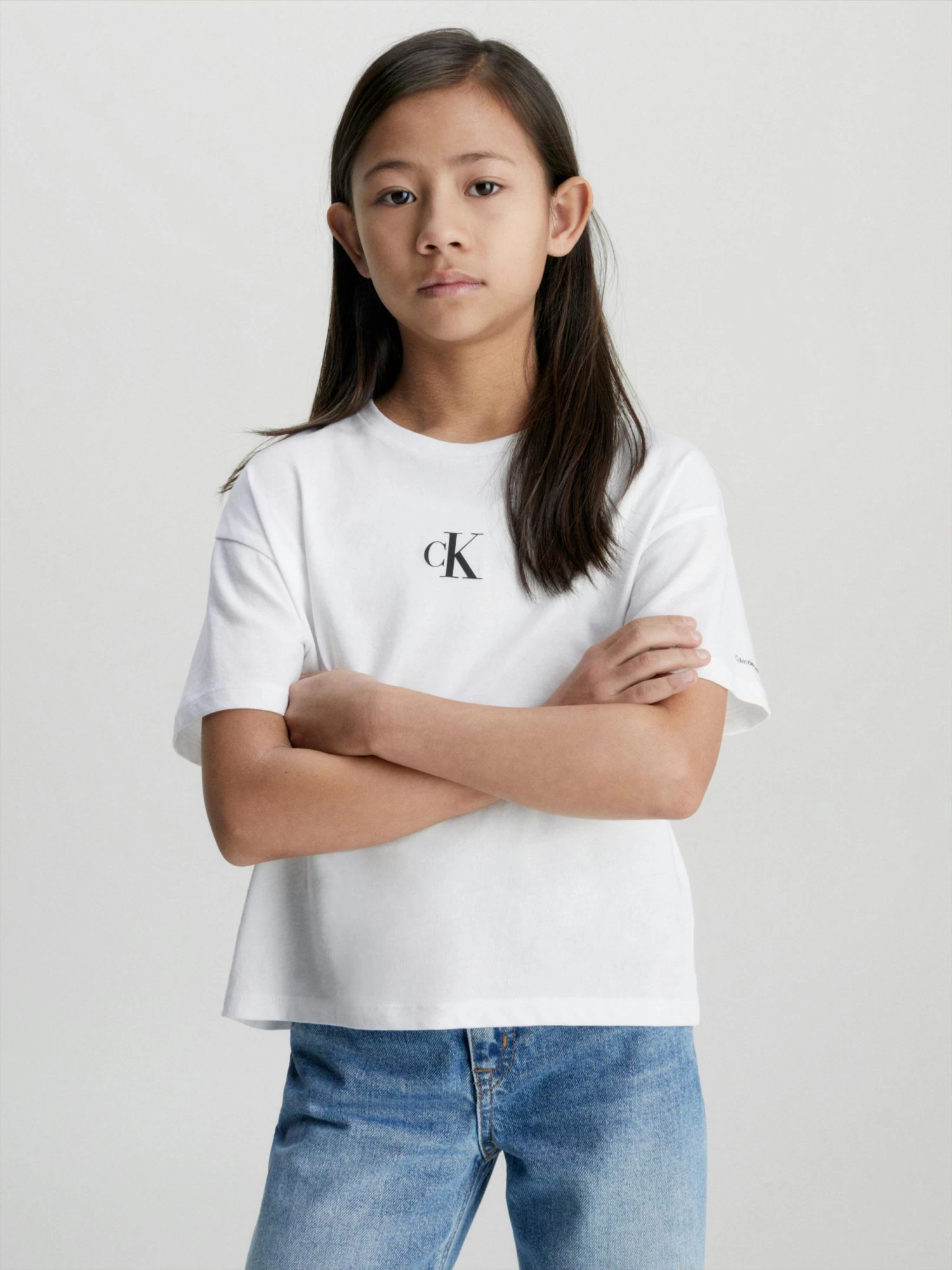 Calvin Klein Girls 4-7 Boxy T-shirt - Image 2