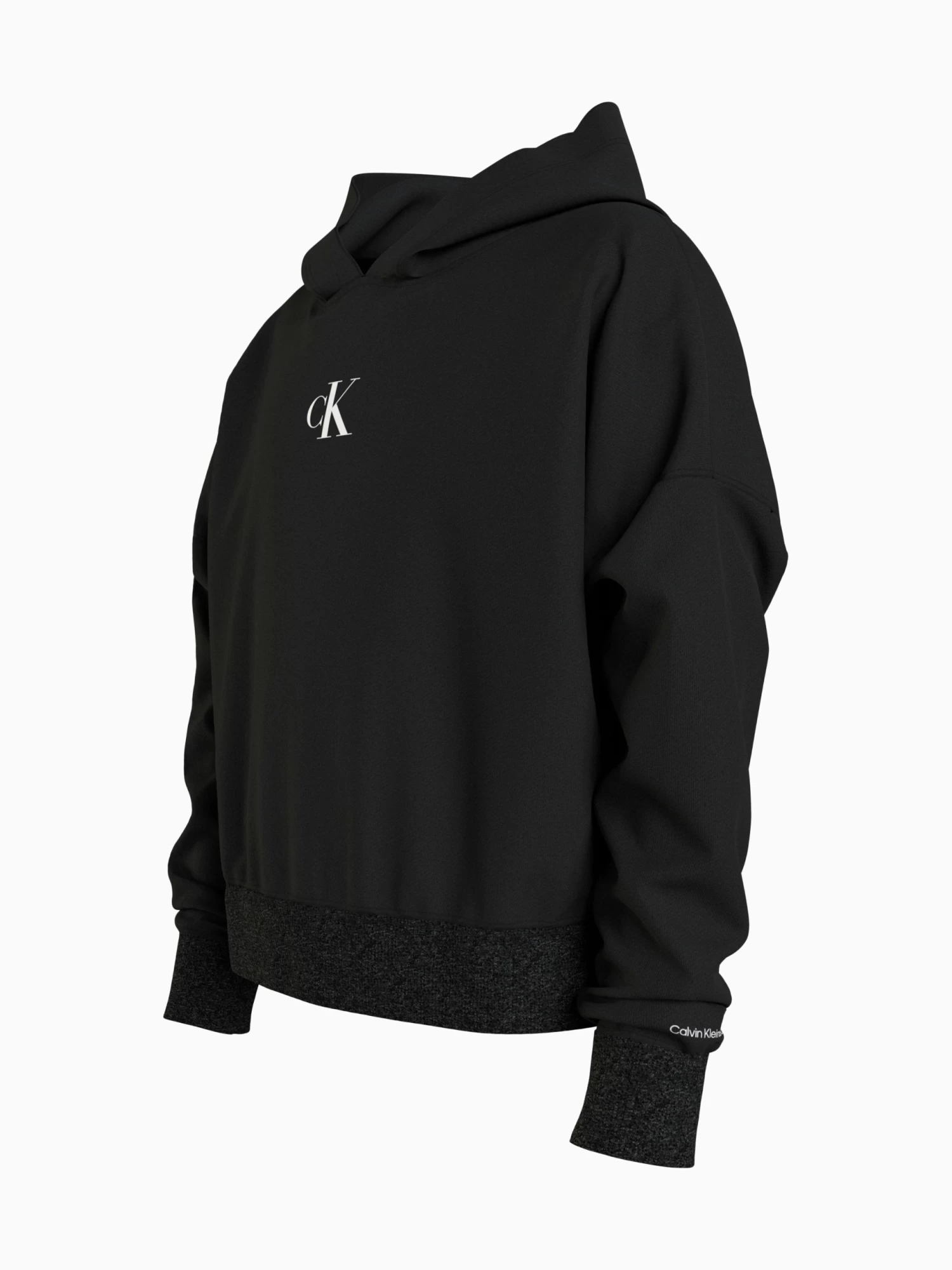Calvin Klein Girls 8-16 Logo Boxy Hoodie - Image 3