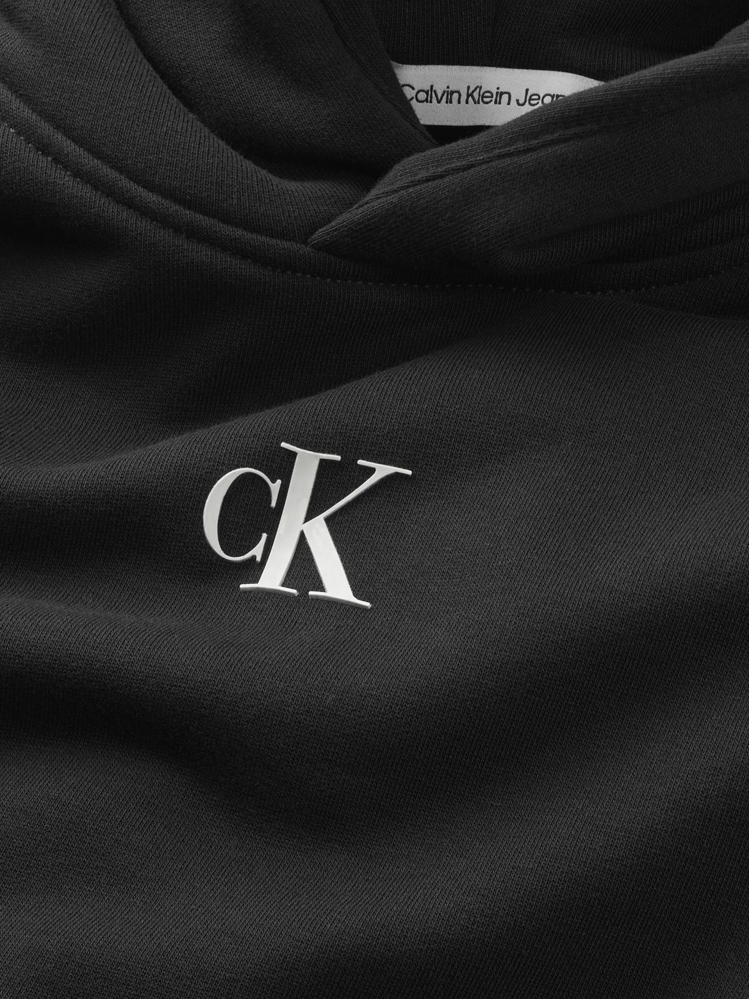 Calvin Klein Girls 8-16 Logo Boxy Hoodie - Image 5