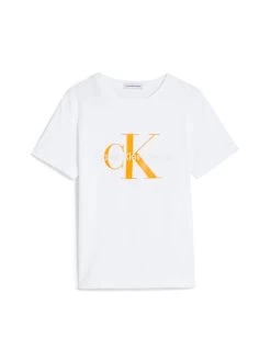 Calvin Klein Kids Unisex 8-16 Cotton Logo T-Shirt