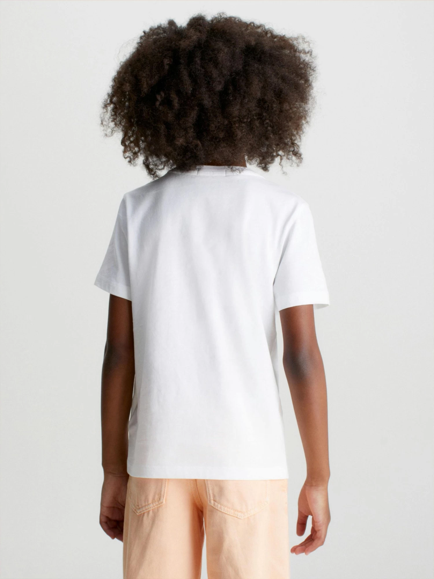 Calvin Klein Kids Unisex 8-16 Cotton Logo T-Shirt - Image 3
