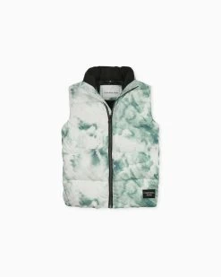 Calvin Klein Kids Unisex 8-16 Unisex Tie Dye Puffer Vest