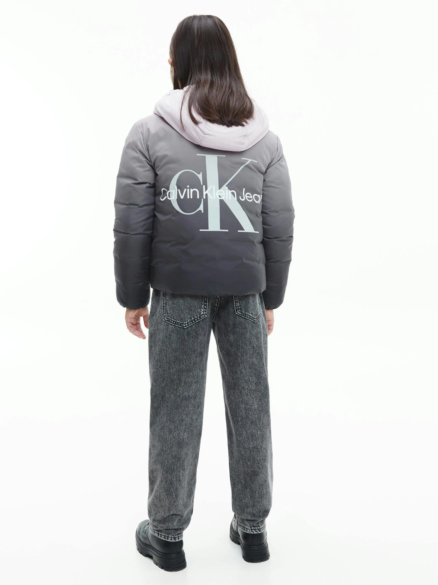 Calvin Klein Kids Unisex 4-7 Reversible Puffer Jacket - Image 2