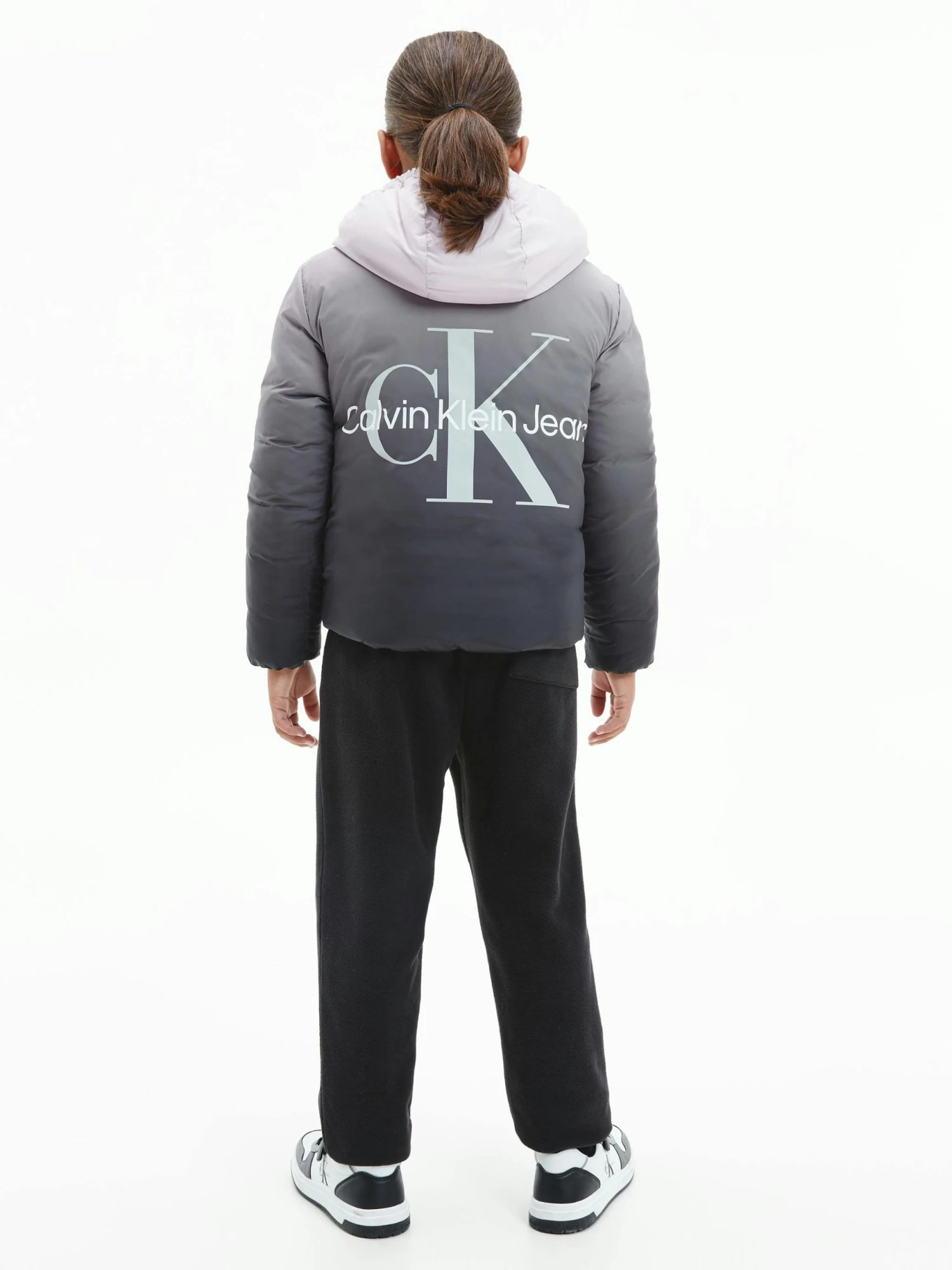 Calvin Klein Kids Unisex 4-7 Reversible Puffer Jacket - Image 3