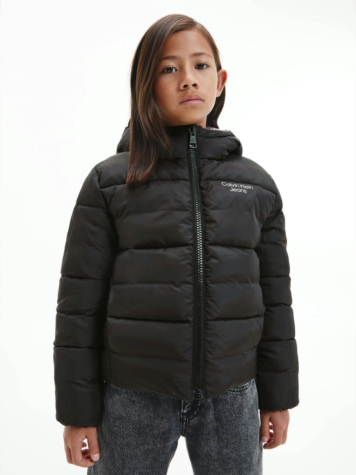 Calvin Klein Kids Unisex 4-7 Reversible Puffer Jacket - Image 6