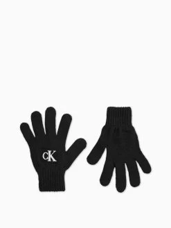 Calvin Klein Kids Unisex 8-16 Logo Ribbed Gloves