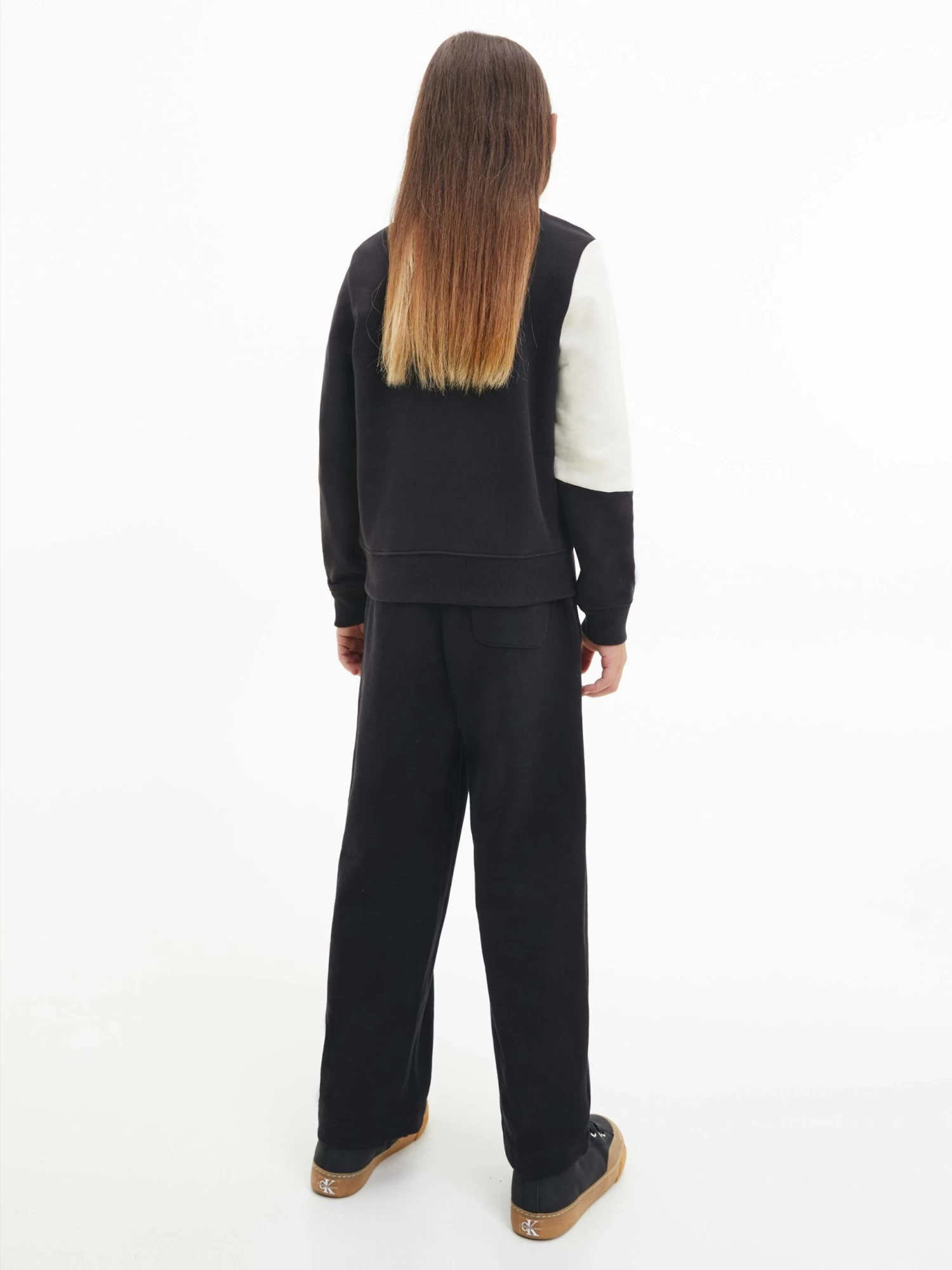 Calvin Klein Kids Unisex 8-16 Colourblock Sweatshirt - Image 4