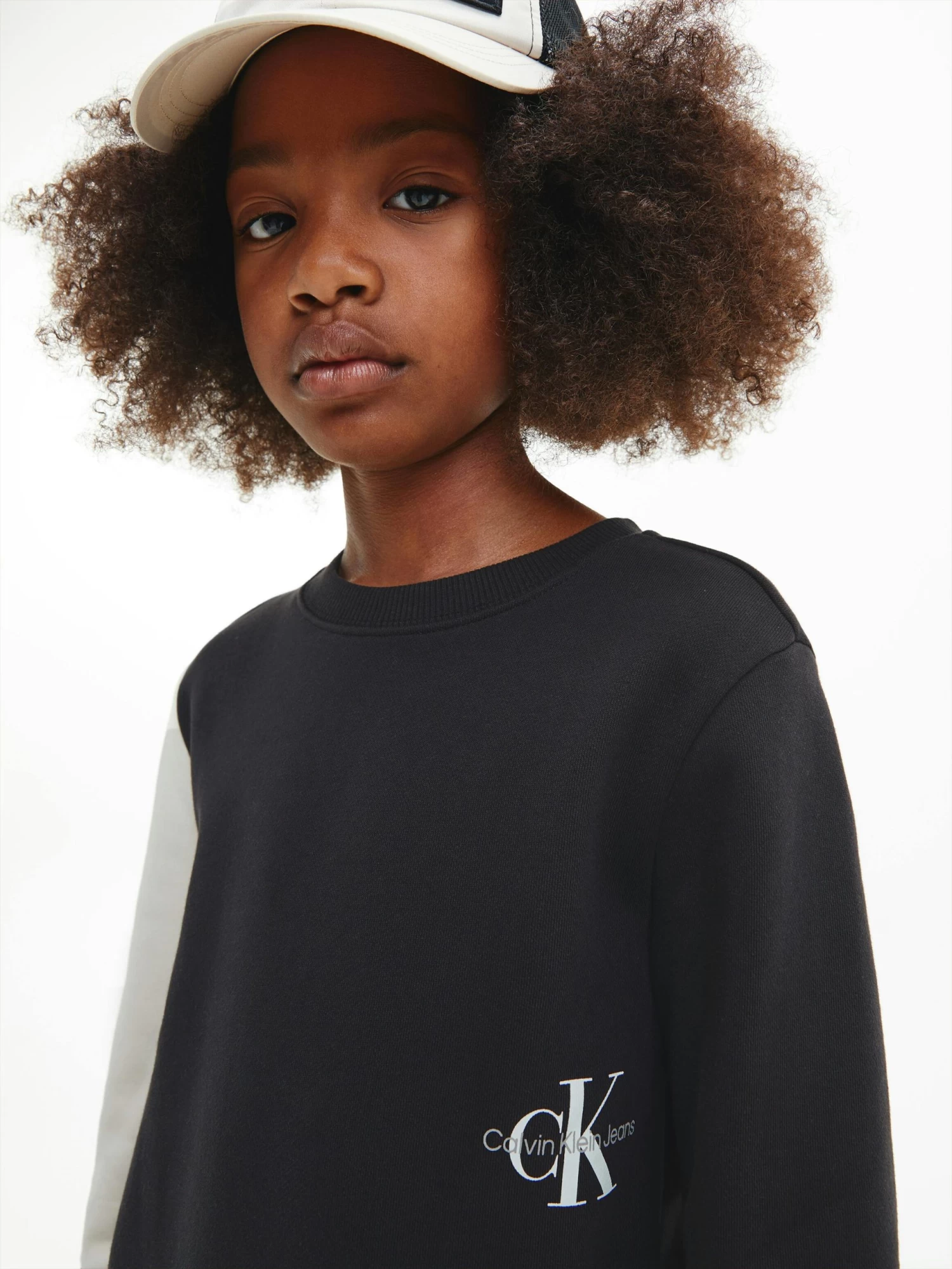 Calvin Klein Kids Unisex 8-16 Colourblock Sweatshirt - Image 5