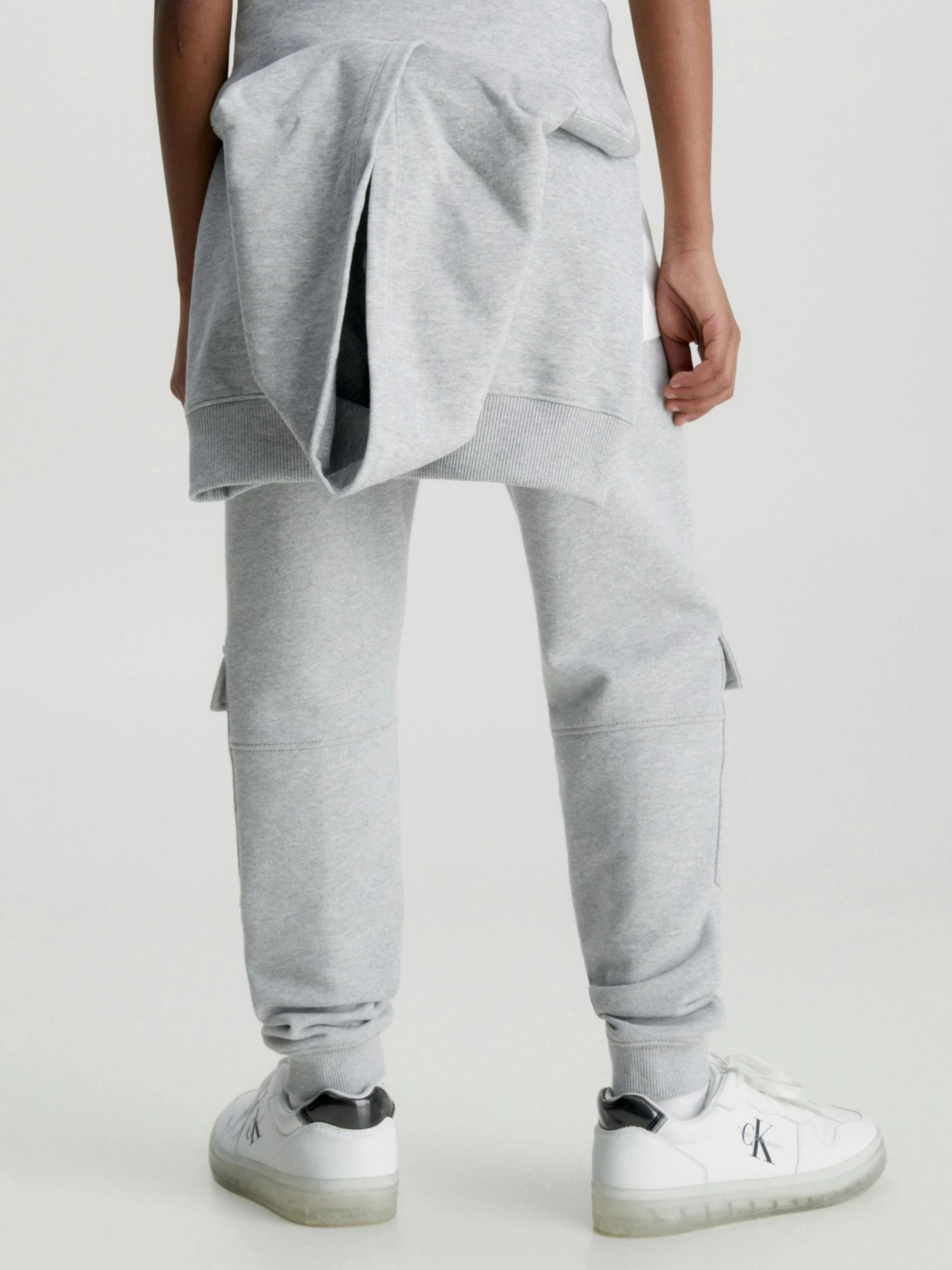 Calvin Klein Kids Unisex 4-7 Unisex Terry Cargo Joggers - Image 2