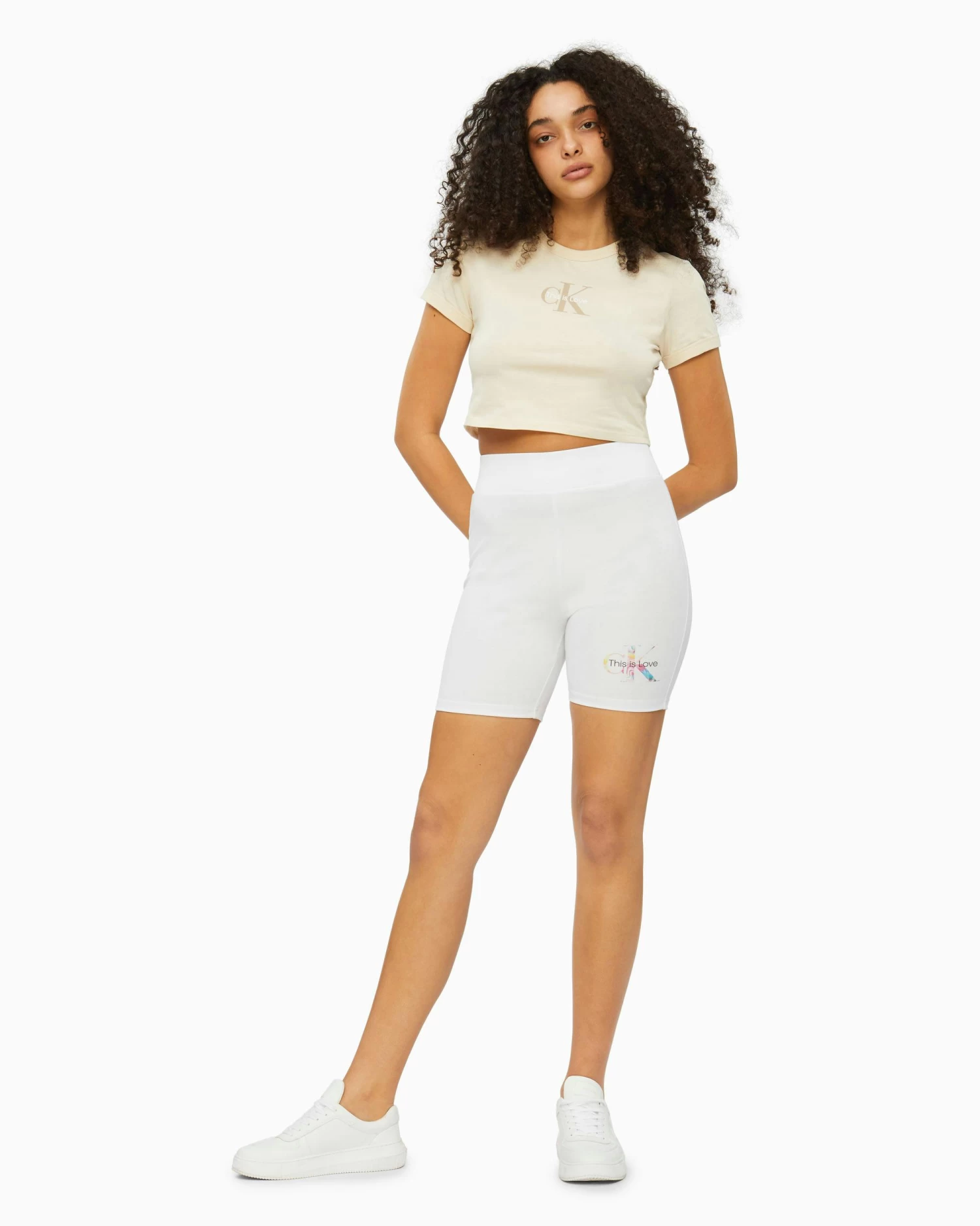 Calvin Klein Pride Cropped Logo T-shirt - Image 4
