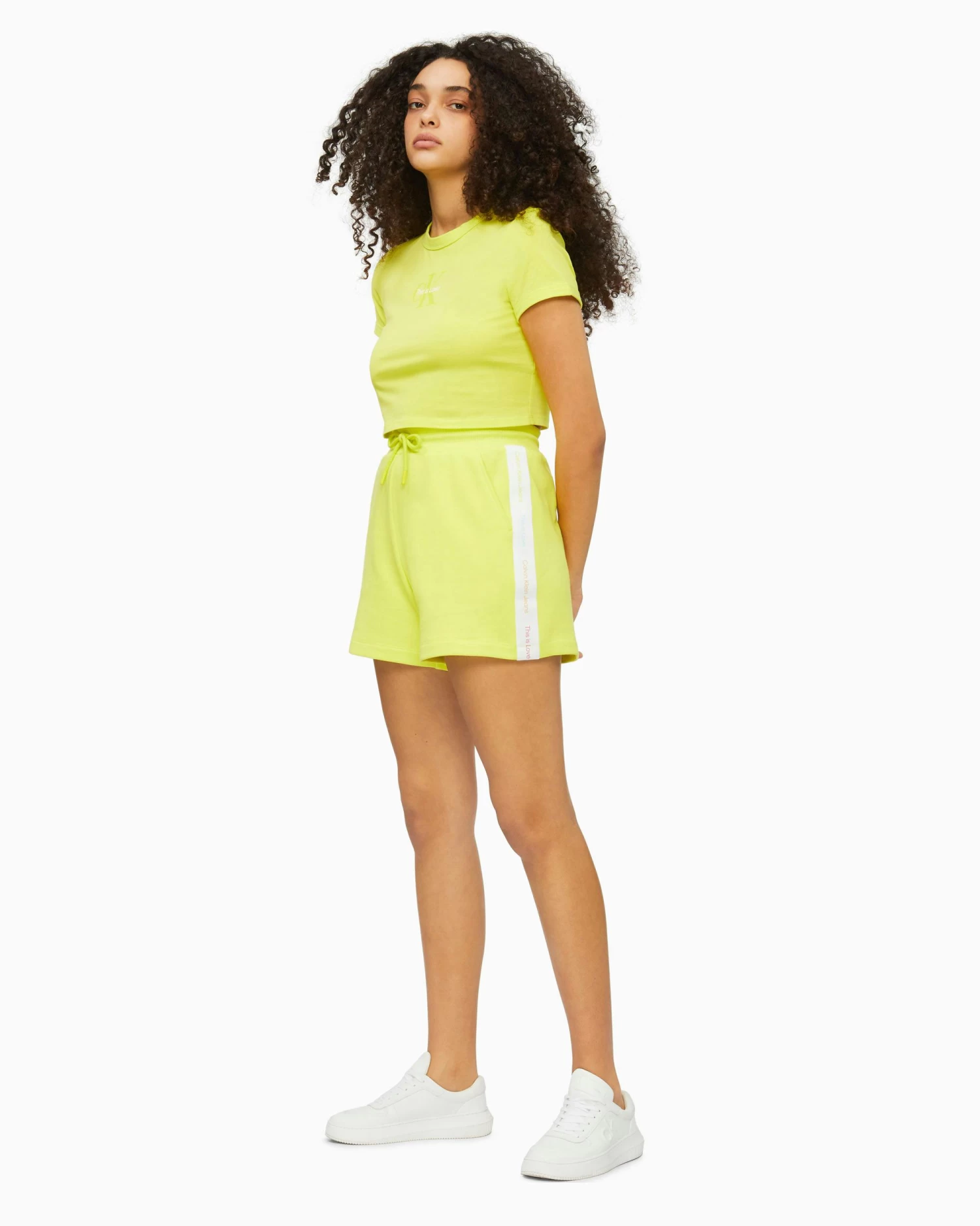 Calvin Klein Pride Logo Tape Jogger Shorts - Image 4