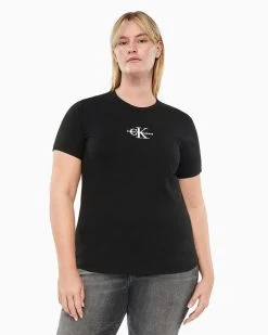 Calvin Klein Plus Size Monogram Slim Fit T-Shirt