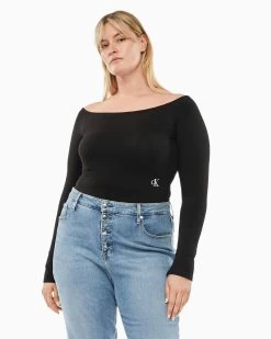 Calvin Klein Plus Size Bardot Top