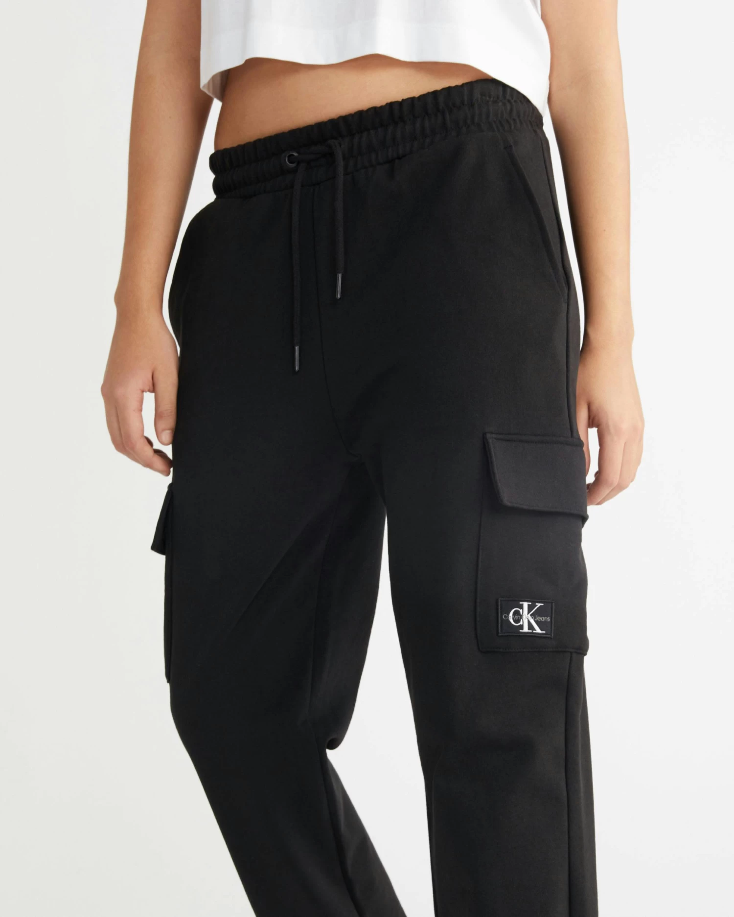 Calvin Klein Recycled Cotton Cargo Joggers - Image 3