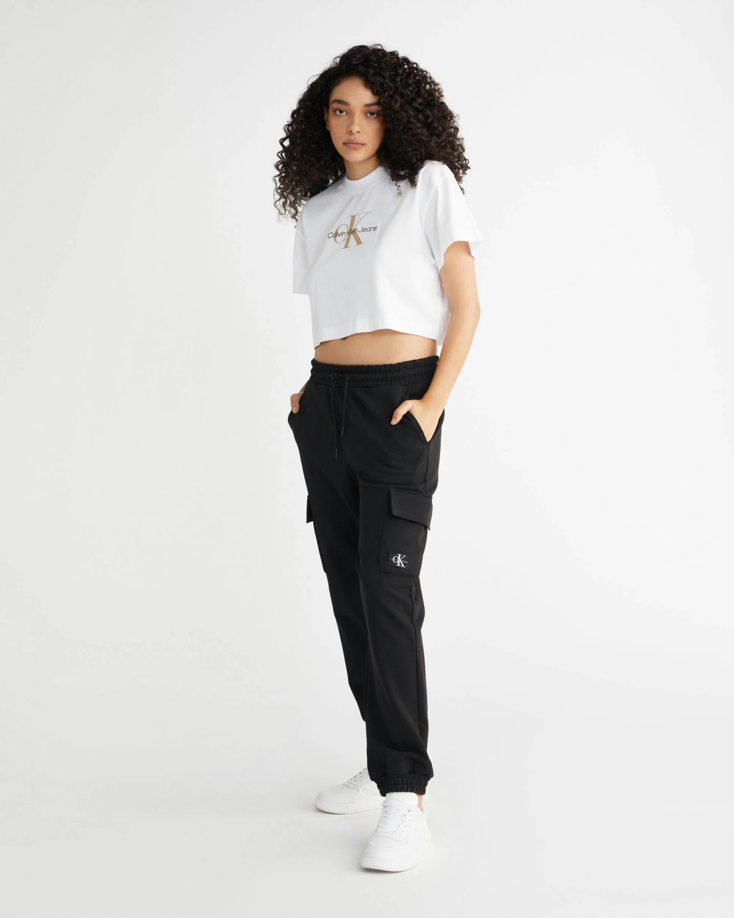 Calvin Klein Recycled Cotton Cargo Joggers - Image 4