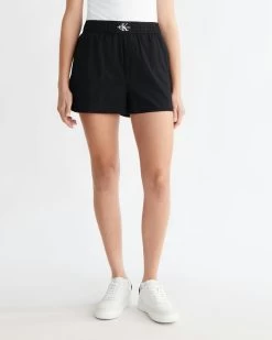 Calvin Klein Relaxed Seersucker Shorts