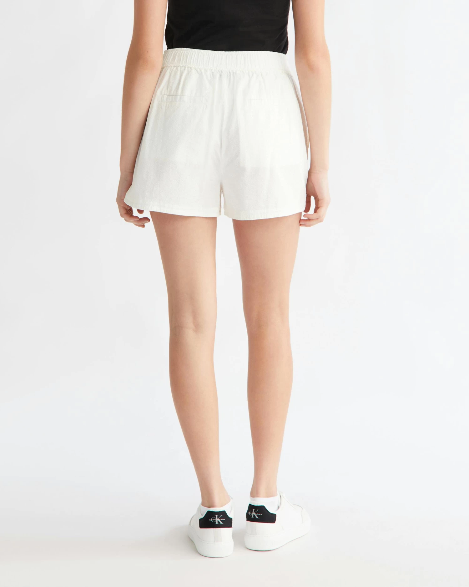 Calvin Klein Relaxed Seersucker Shorts - Image 2