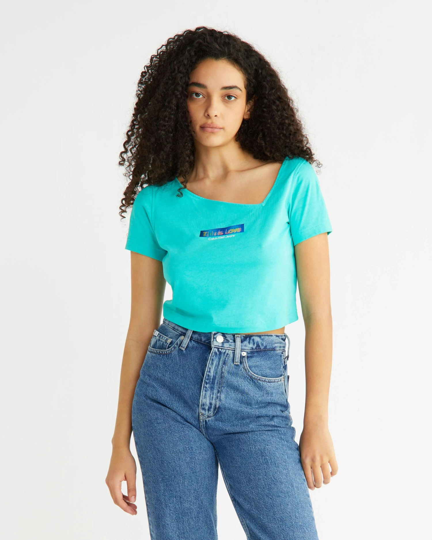 Calvin Klein Pride Cropped Baby T-Shirt