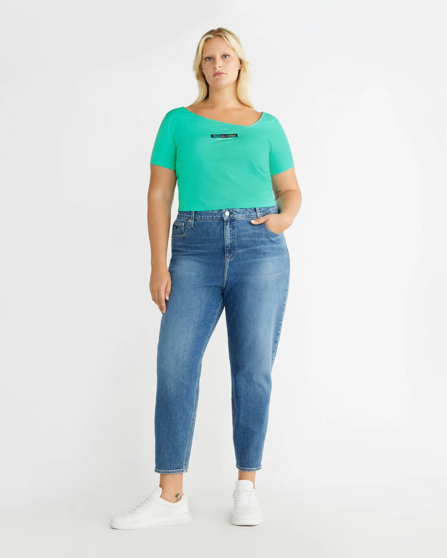 Calvin Klein Pride Cropped Baby T-Shirt - Image 7