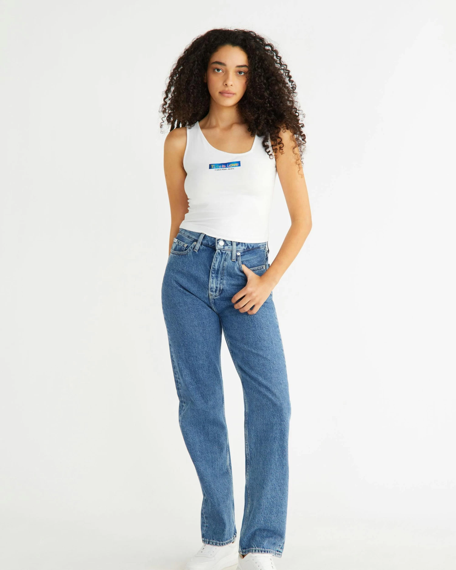 Calvin Klein Pride Cropped Tank Top - Image 4