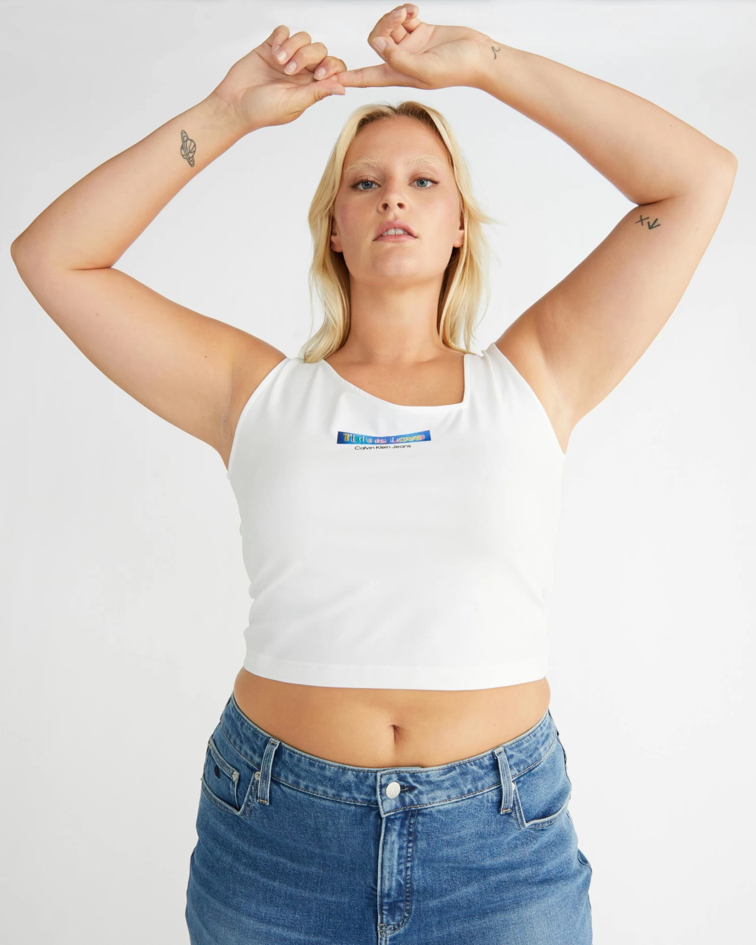 Calvin Klein Pride Cropped Tank Top - Image 6