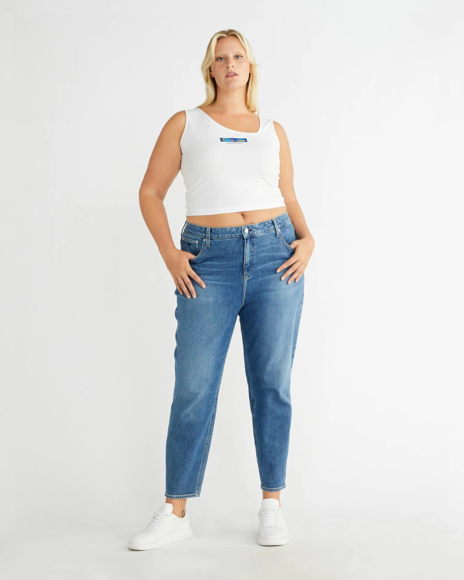 Calvin Klein Pride Cropped Tank Top - Image 7