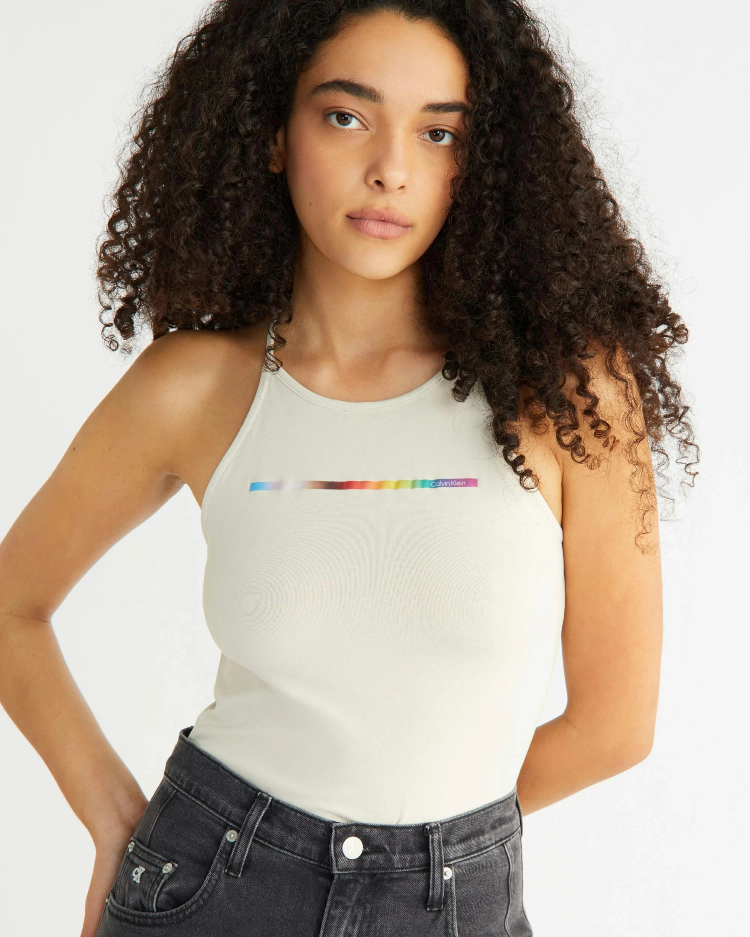 Calvin Klein Pride Halter Neck Tank Top - Image 3