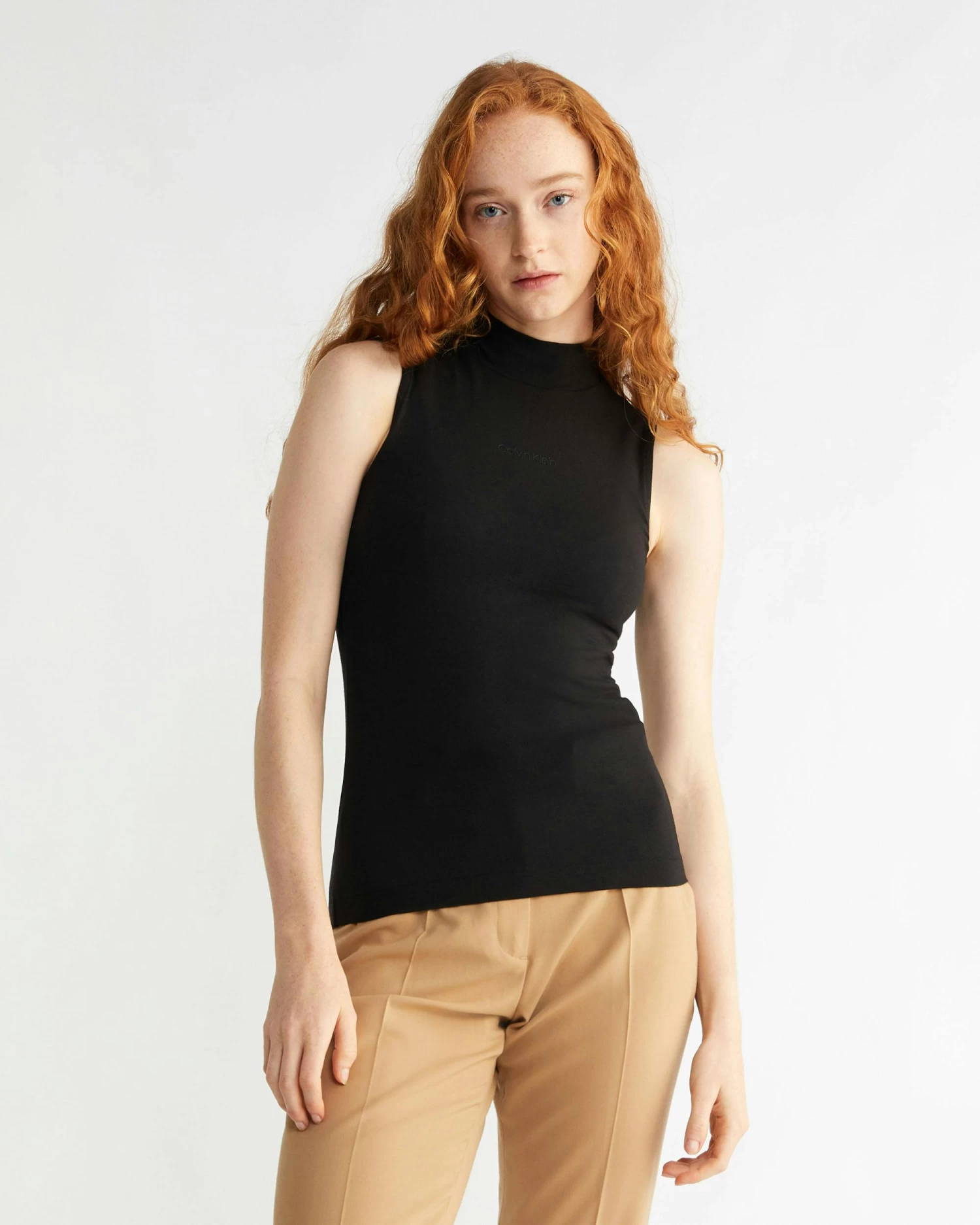 Calvin Klein Mock Neck Tank