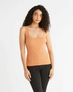 Calvin Klein Slim Ribbed Tank Top