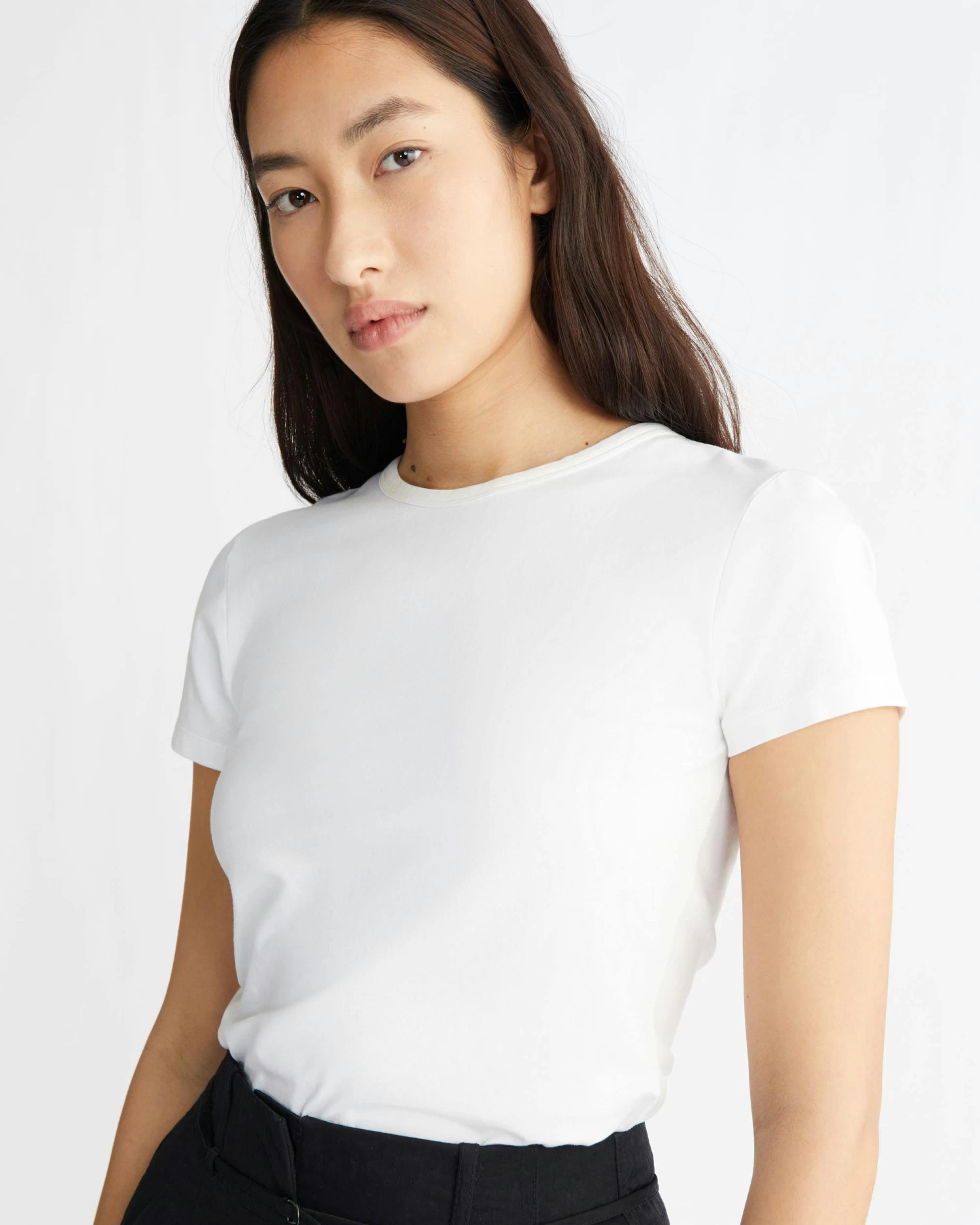 Calvin Klein Smooth Cotton Stretch T-Shirt - Image 3