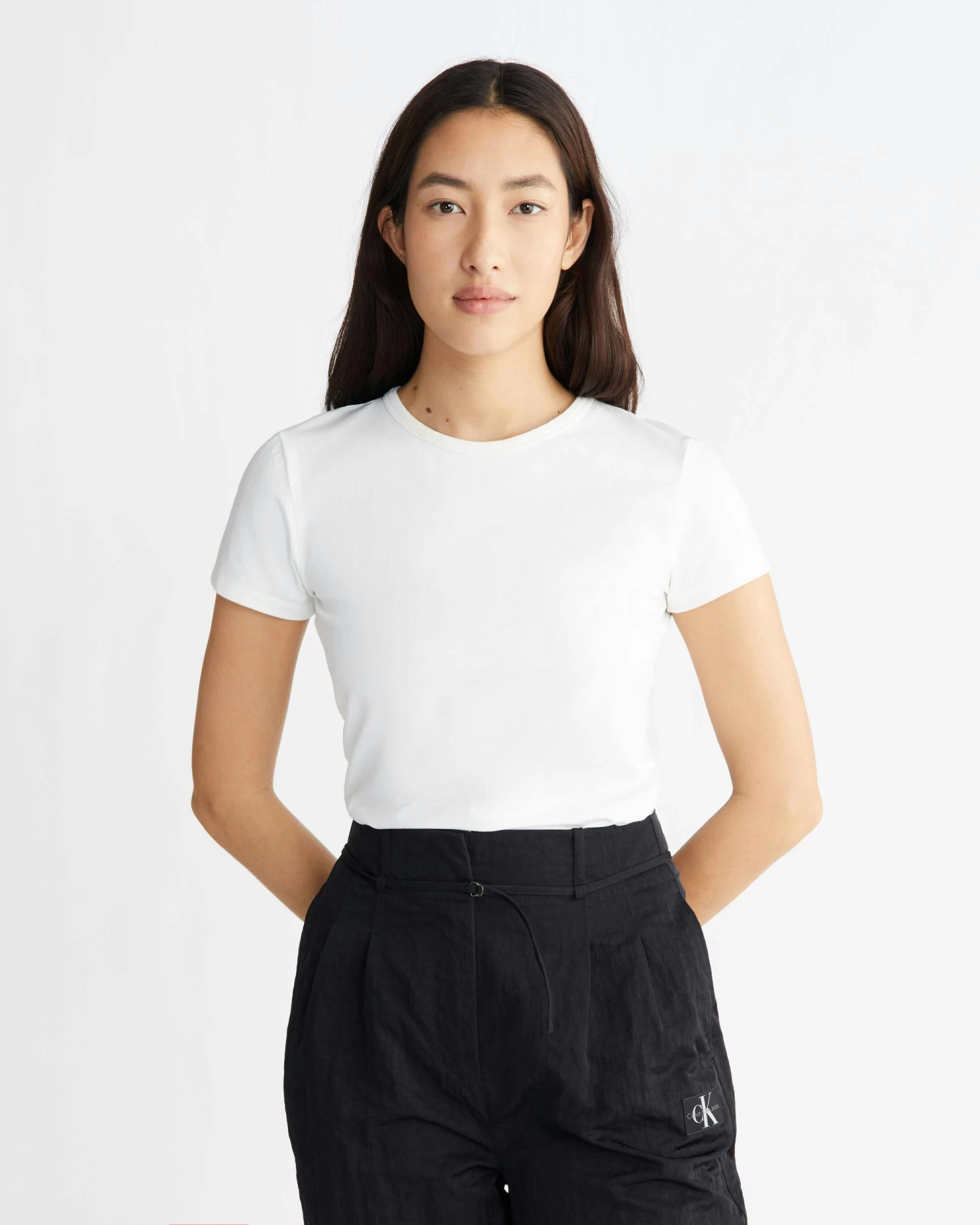 Calvin Klein Smooth Cotton Stretch T-Shirt