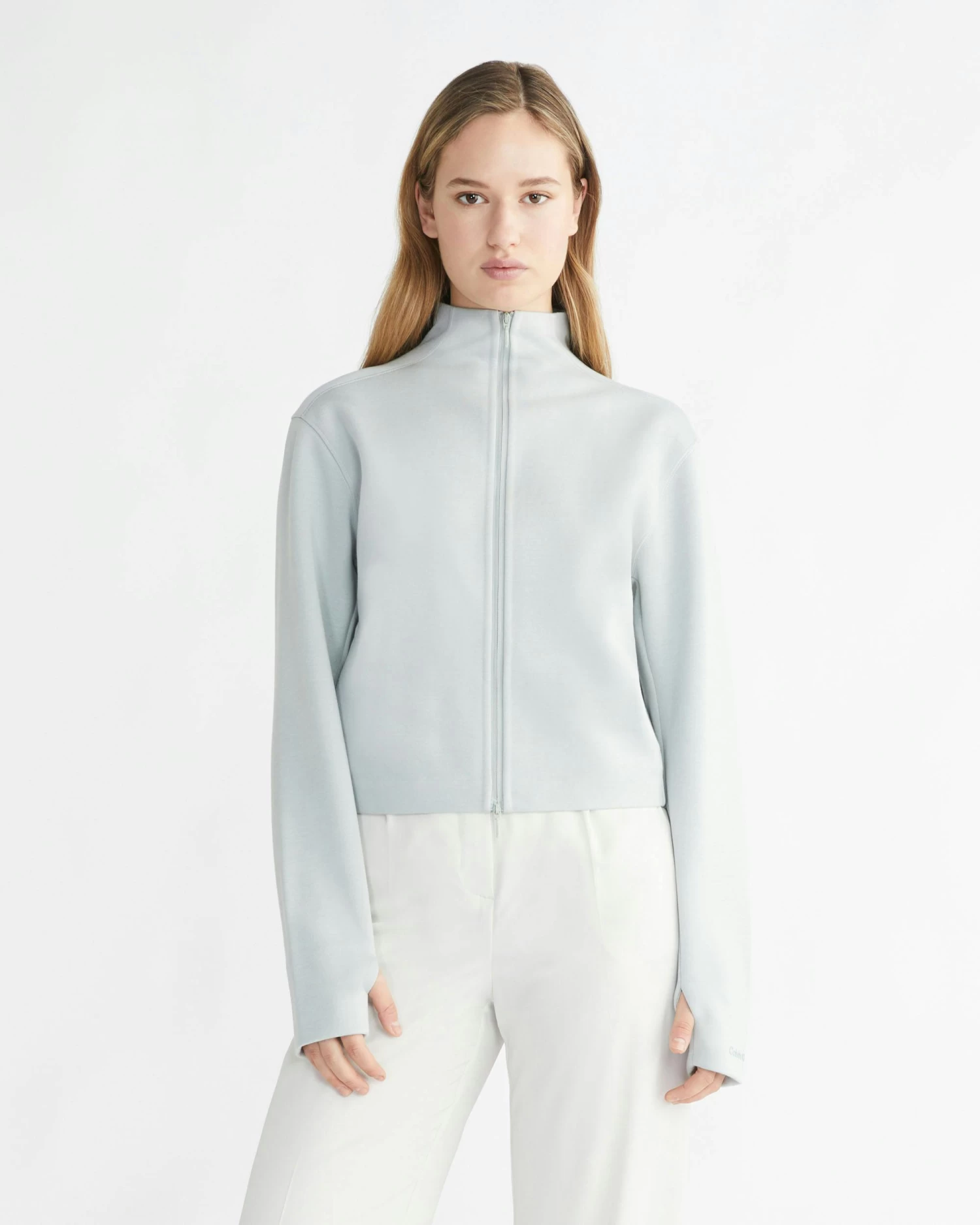 Calvin Klein Jersey Zip Through Hoodie