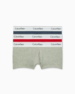 Calvin Klein Modern Cotton 3 Pack Low Rise Trunks