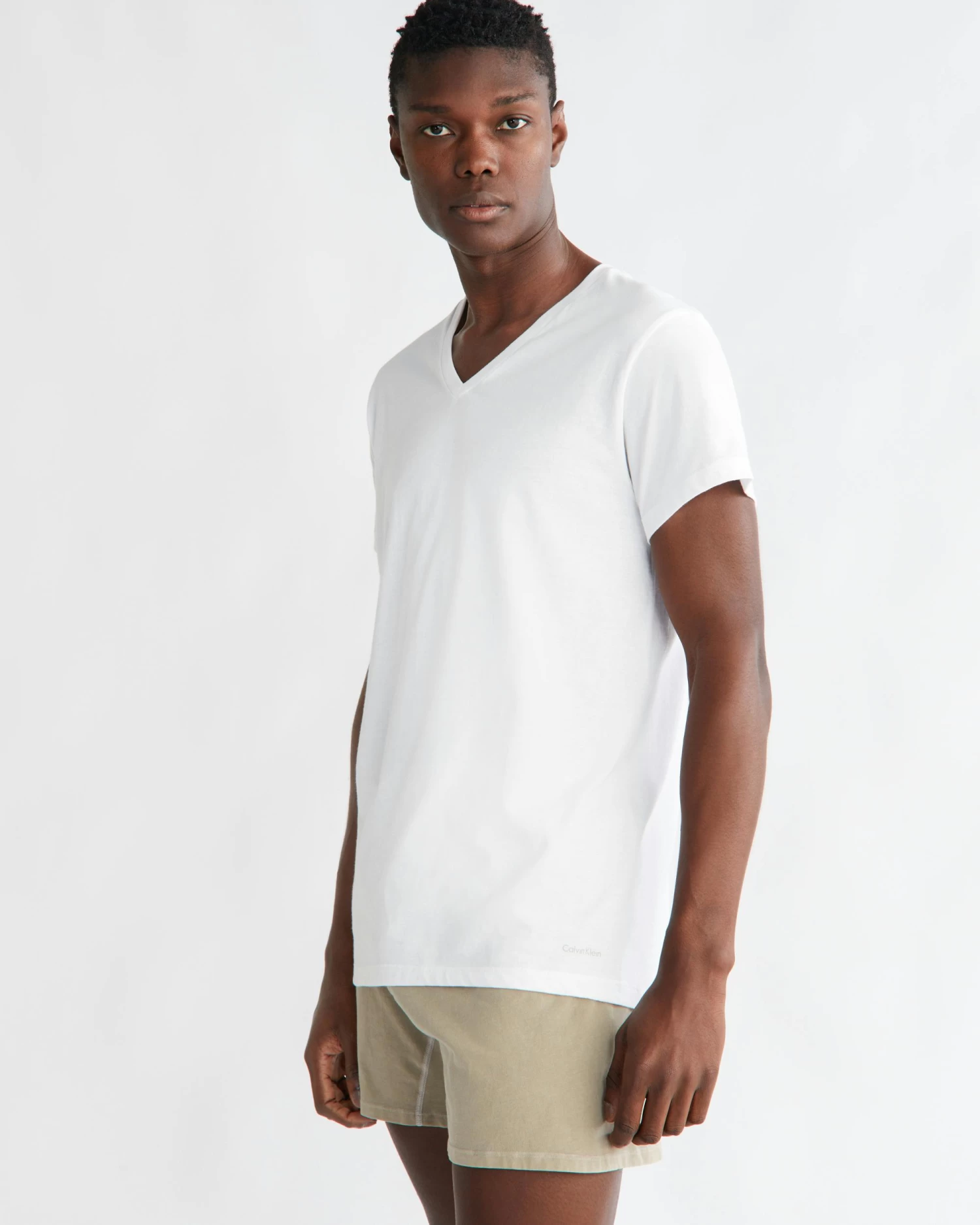 Calvin Klein Cotton Classics 5 Pack V-Neck T-Shirts - Image 4