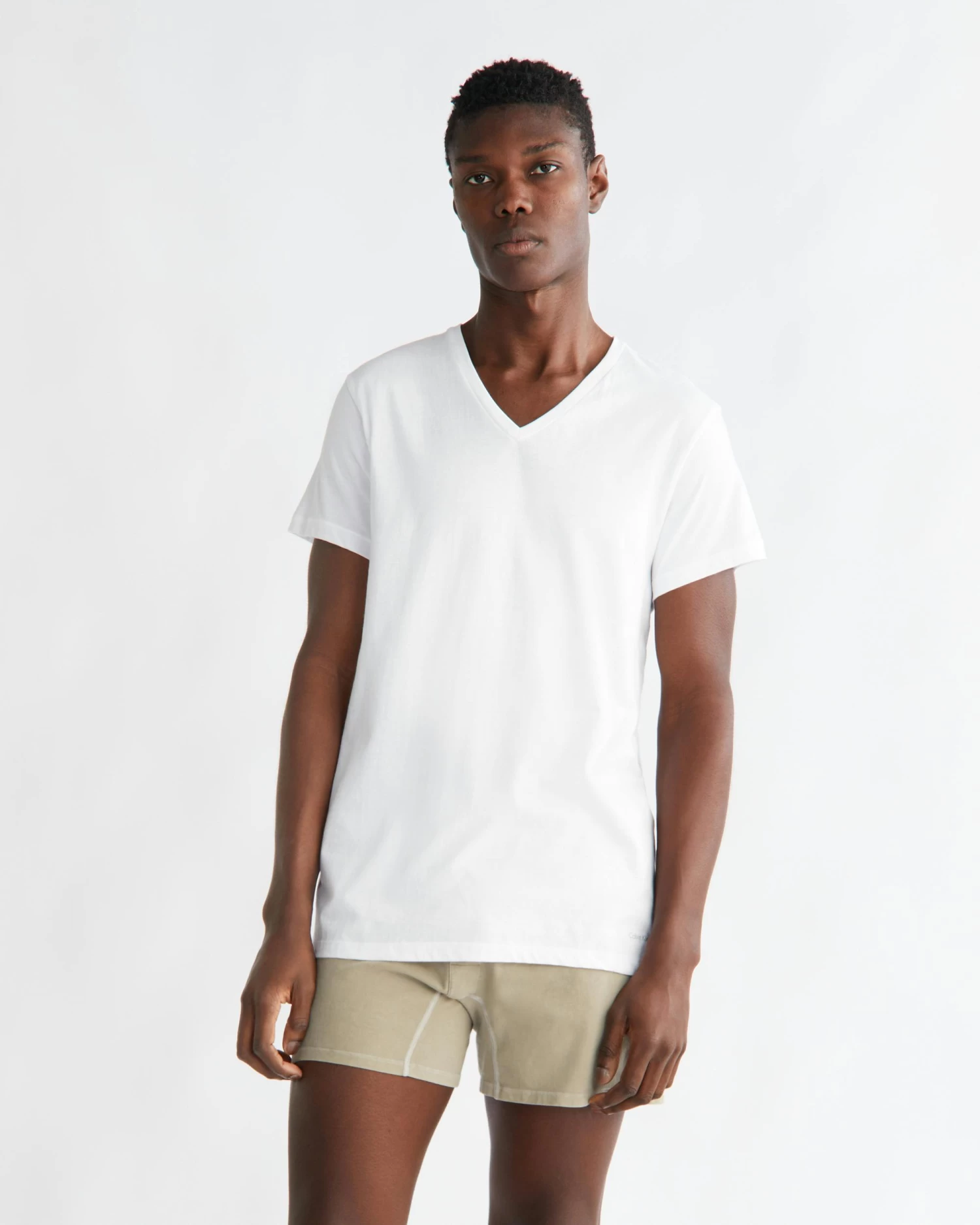 Calvin Klein Cotton Classics 5 Pack V-Neck T-Shirts - Image 2