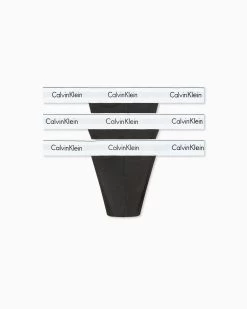 Calvin Klein Modern Cotton 3 Pack Stretch Thong