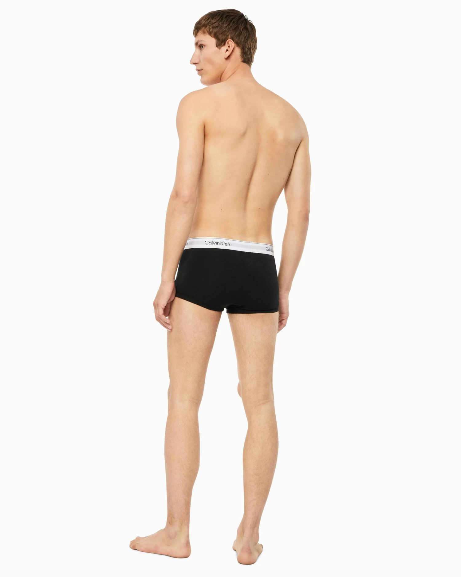 Calvin Klein Modern Cotton Stretch 3 Pack Naturals Low Rise Trunk - Image 3