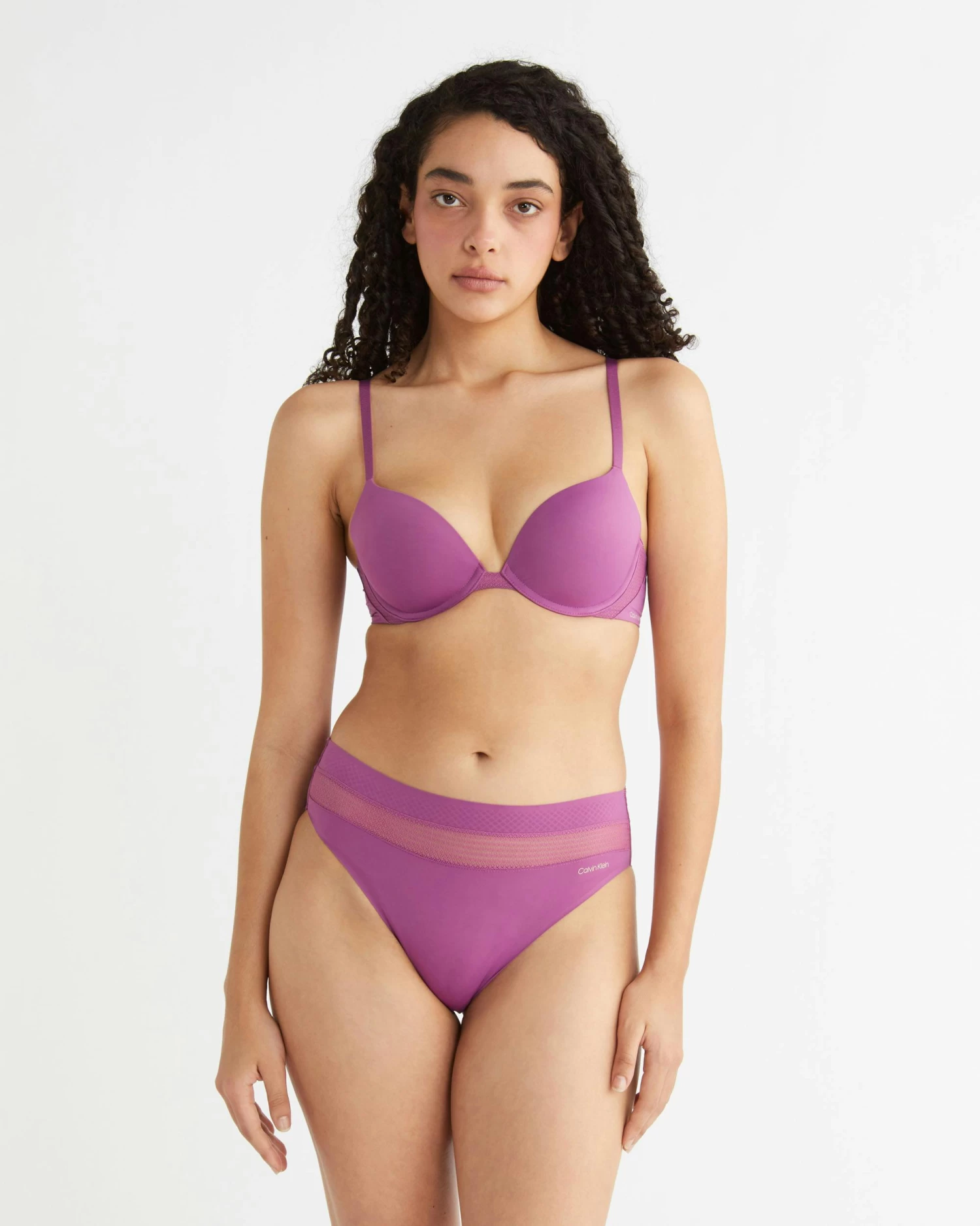 Calvin Klein Perfectly Fit Flex Push Up Plunge Bra