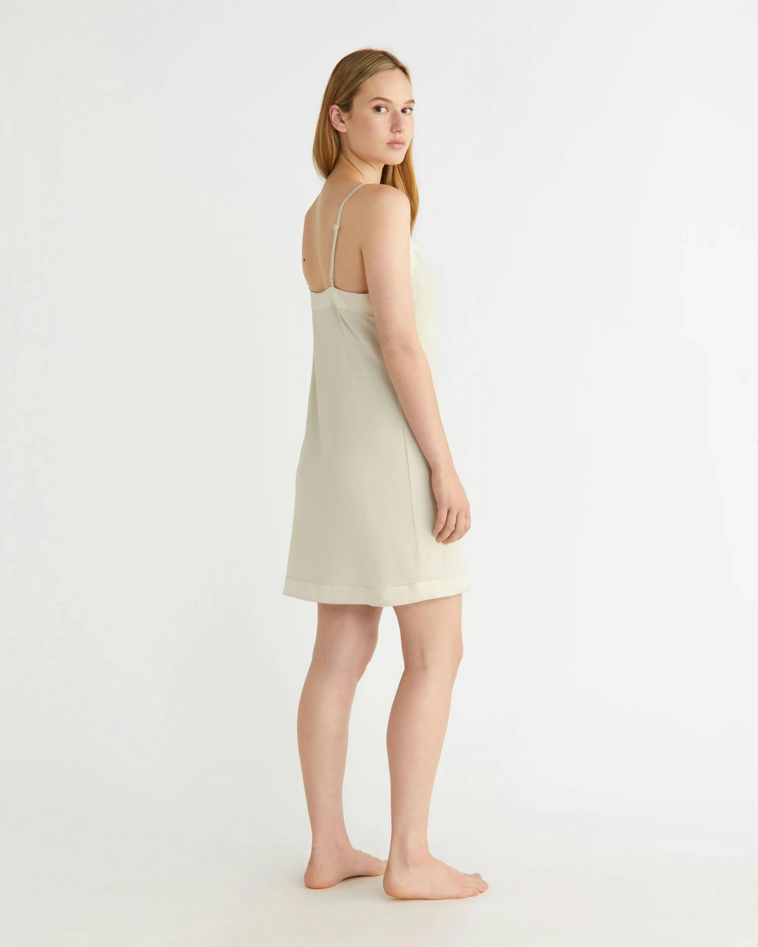 Calvin Klein Sophisticated Lounge Modal Satin Chemise - Image 2